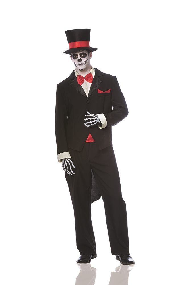 Picture of Day of the Dead Groom Adult Mens Costume