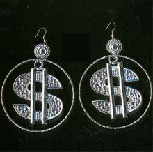 Picture of Dollar Sign Earrings