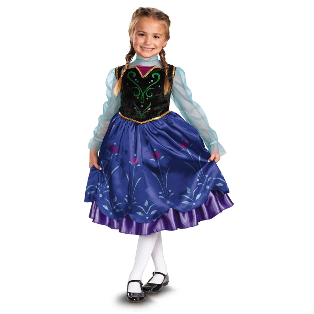 Picture of Frozen Deluxe Traveling Anna Child Costume