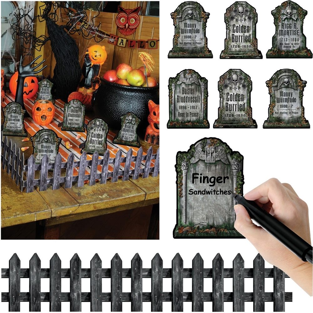 Picture of Graveyard Tabletop Cutout Decorations