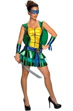 Picture of TMNT Leonardo Dress Adult Womens Costume