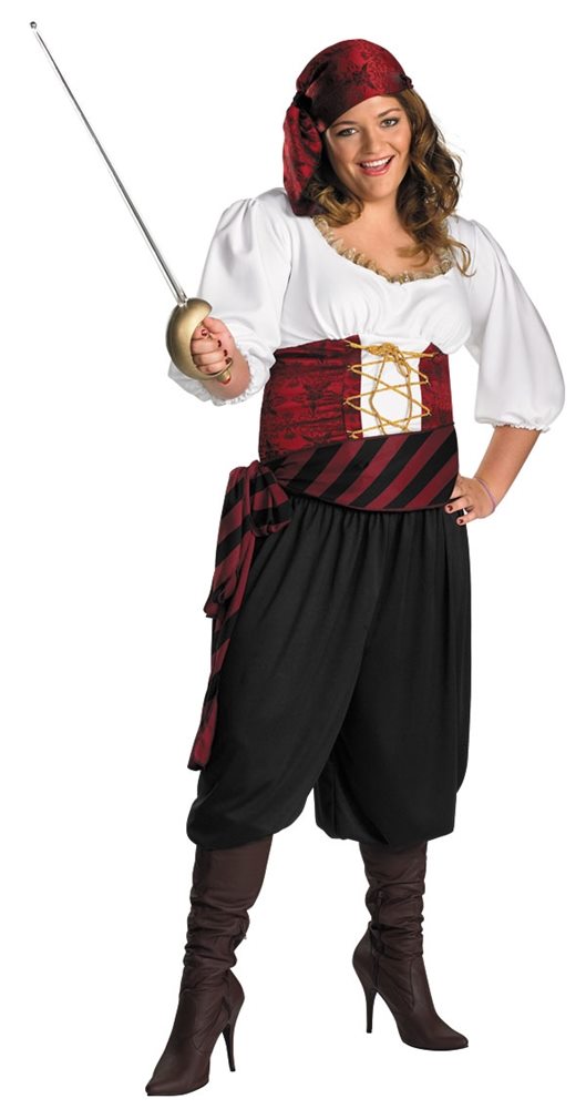 Picture of First Mate Pirate Adult Womens Plus Size Costume
