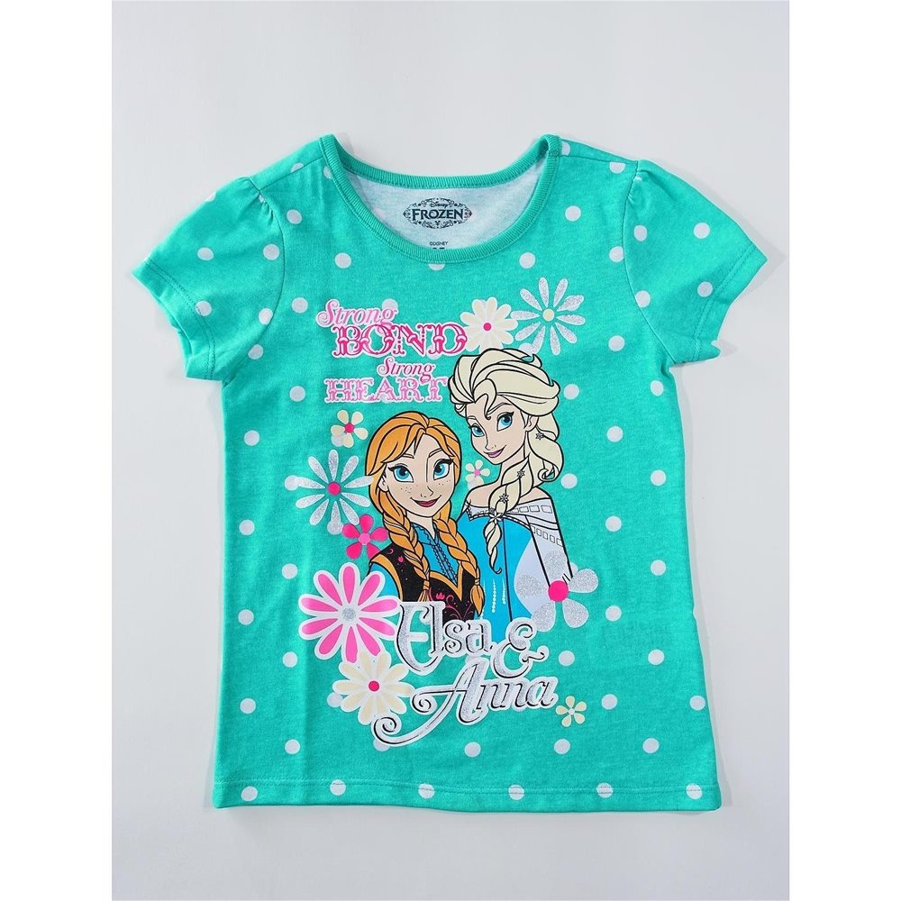 Picture of Disney Frozen Elsa & Anna Aqua Child T-Shirt