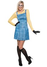 Picture of Minion Dress Adult Womens Costume