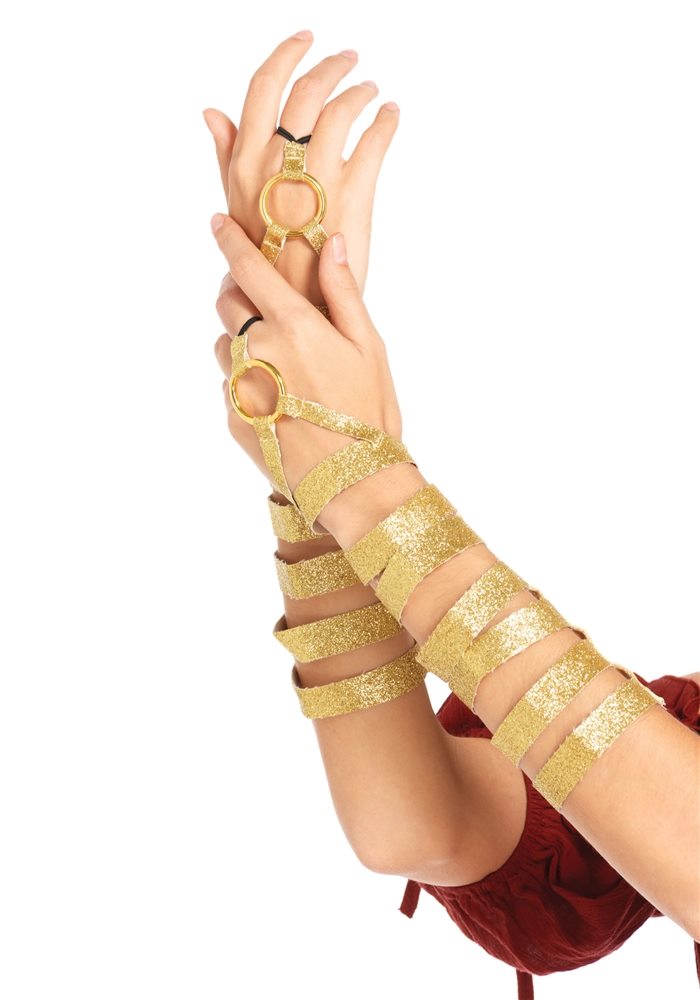 Picture of Golden Warrior Princess Arm Wraps