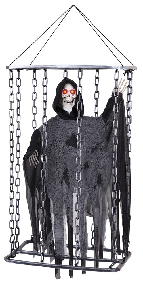 Picture of Black Reaper in Cage Animated Prop