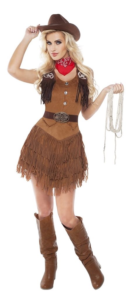 Picture of Silver Star Cowgirl Adult Womens Costume