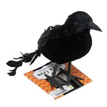 Picture of Flocked Black Crow