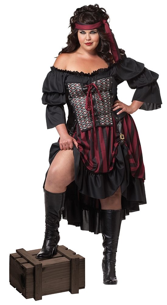 Picture of Pirate Wench Adult Womens Plus Size Costume