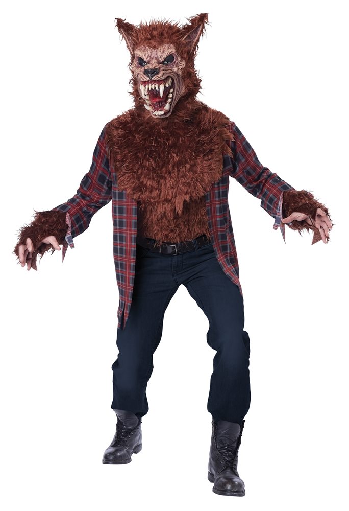 Picture of Blood Moon Wolf Adult Mens Costume