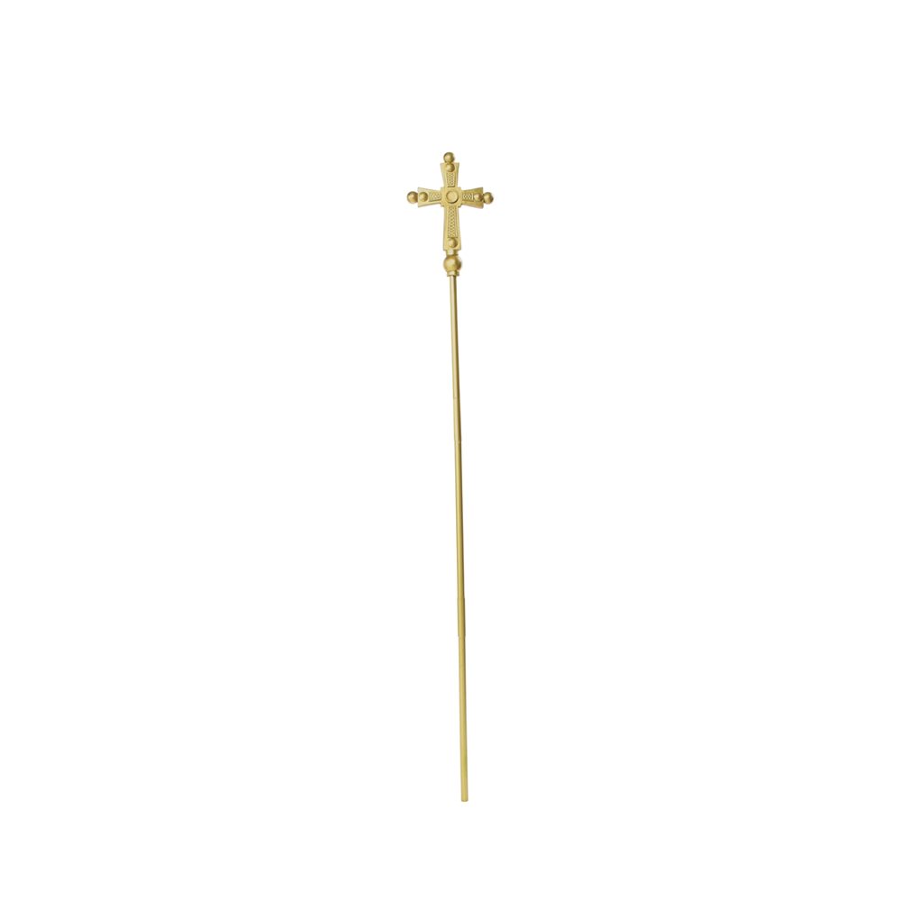 Picture of Gold Divine Cross Staff 66in