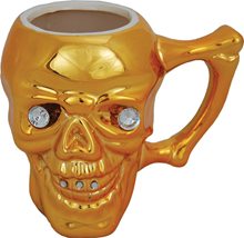 Picture of Gold Skull Mug