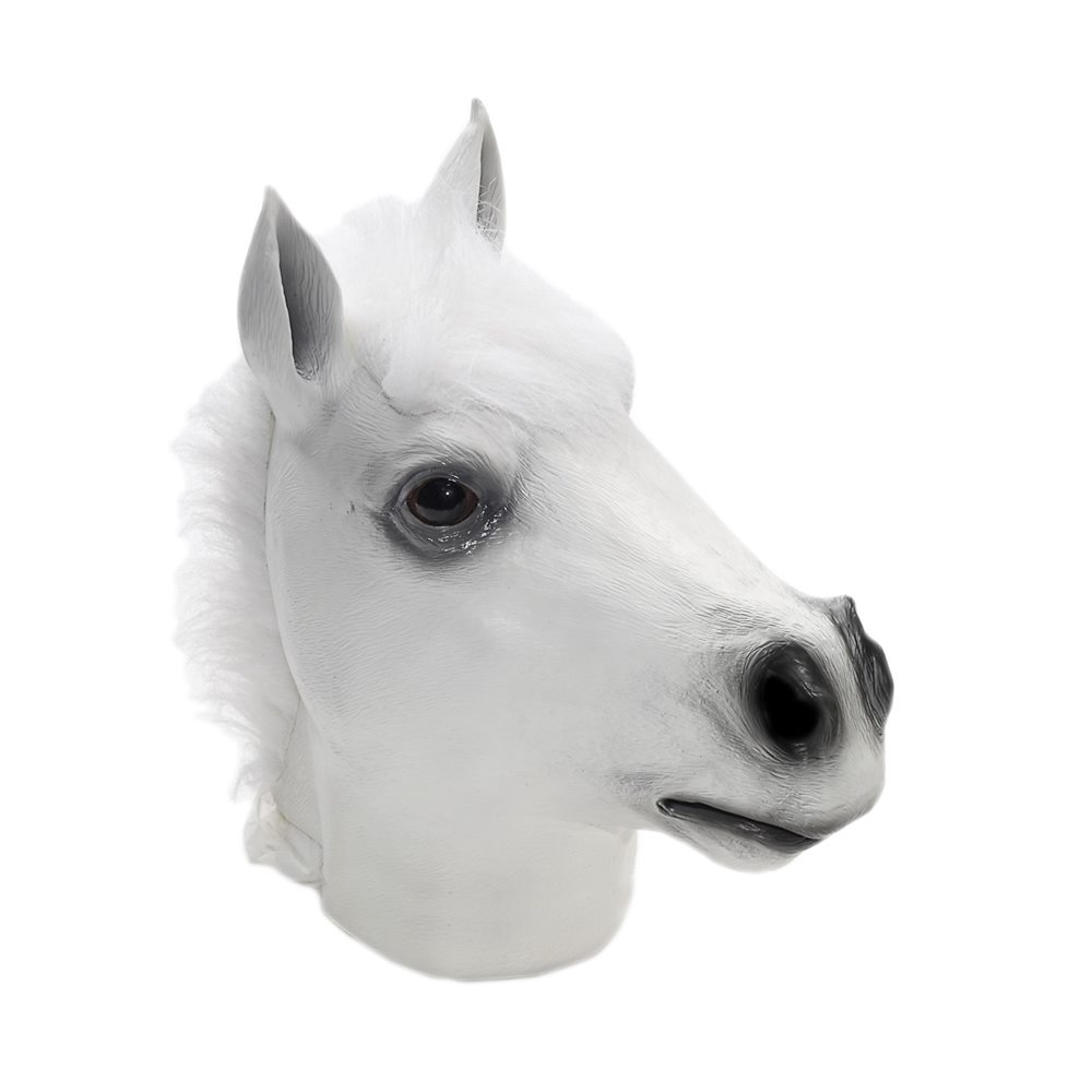 Picture of White Horse Deluxe Latex Mask