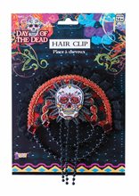 Picture of Day of the Dead Skull Hair Clip