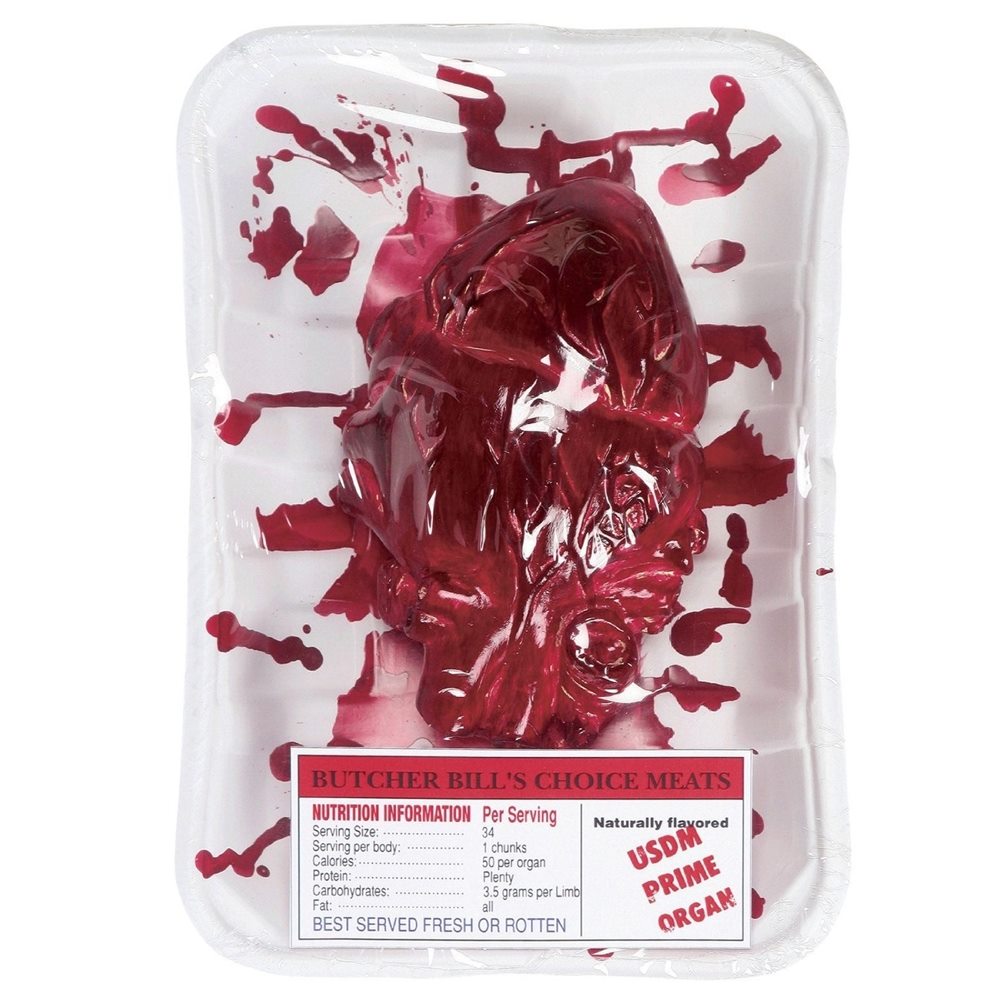 Picture of Bloody Meat Tray with Heart