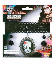 Picture of Day of the Dead Cameo Choker