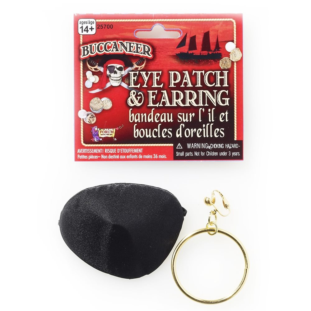 Picture of Pirate Earring & Eyepatch Set