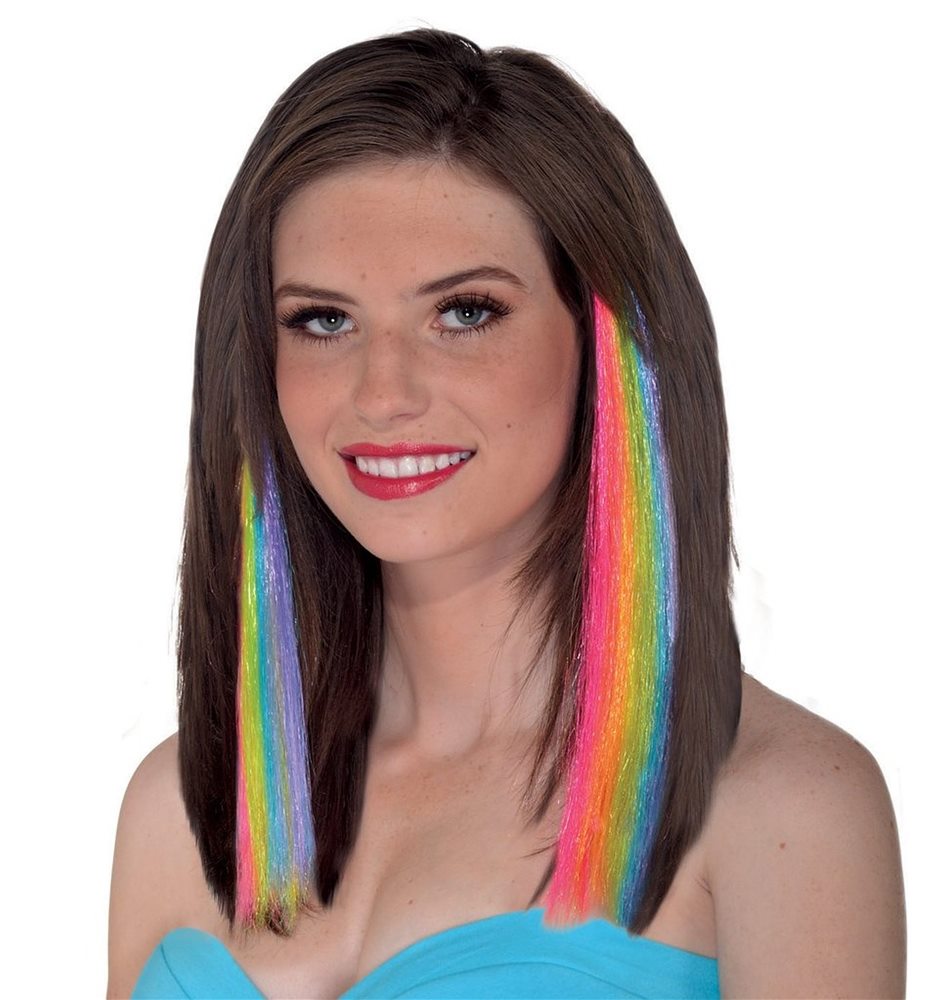 Picture of Pastel Rainbow Hair Extensions 2ct