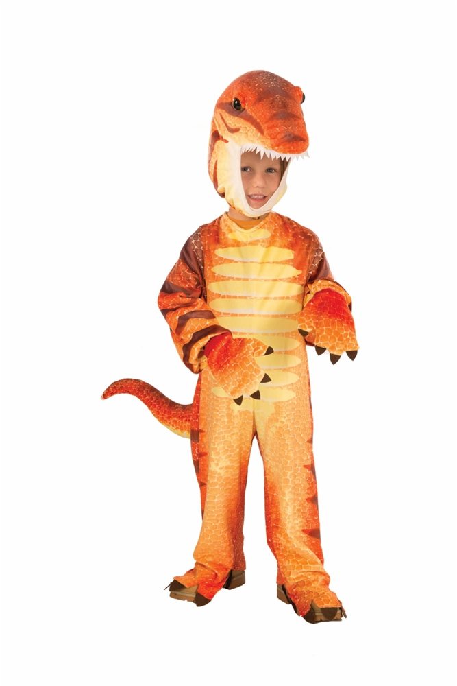 Picture of Orange Plush Raptor Child & Toddler Costume