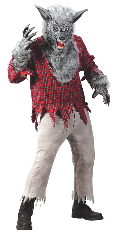 Picture of Silver Werewolf Adult Mens Costume