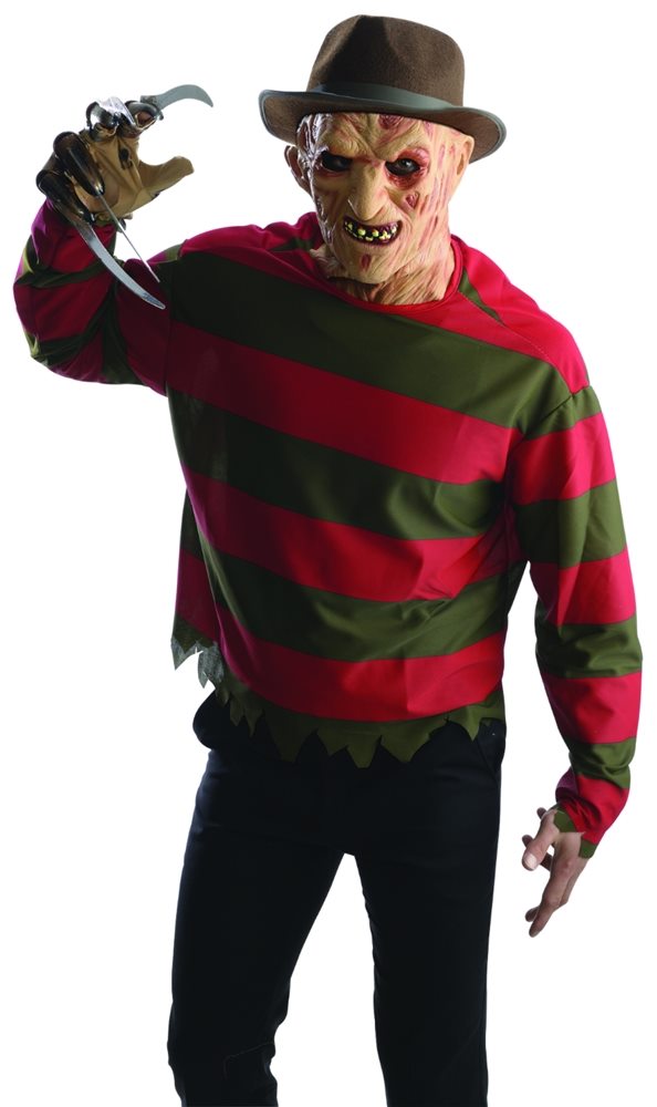 Picture of Freddy Krueger Adult Shirt & Mask Set