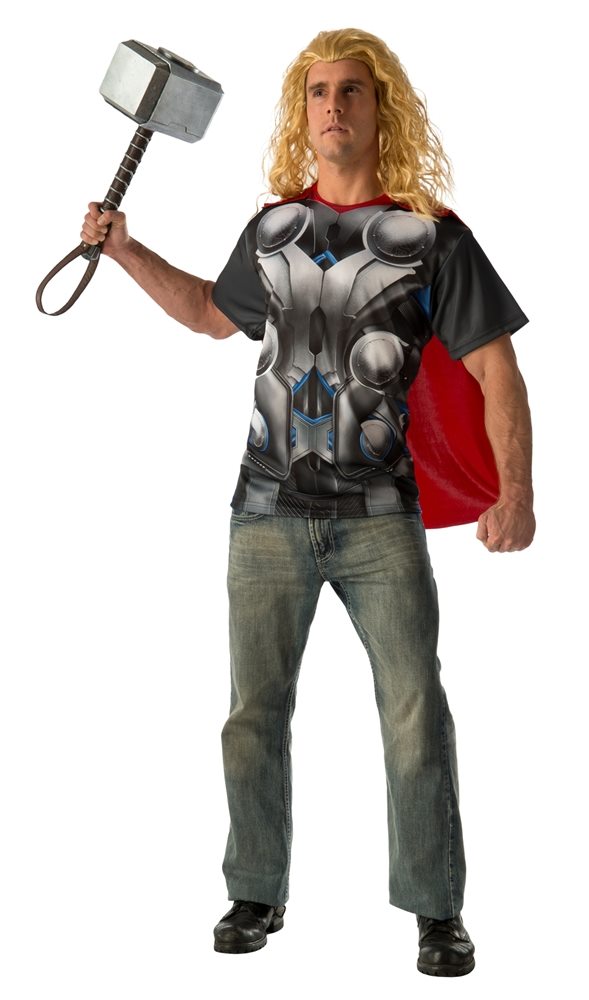 Picture of Avengers 2: Age of Ultron Thor Adult Mens T-Shirt & Cape