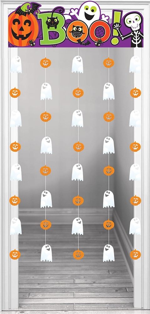 Picture of Family Friendly Halloween Doorway Curtain