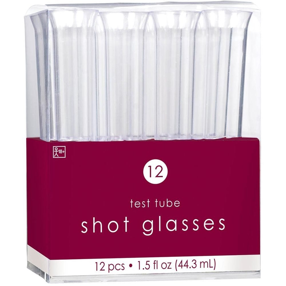 Picture of Clear Test Tube Shot Glasses 12ct