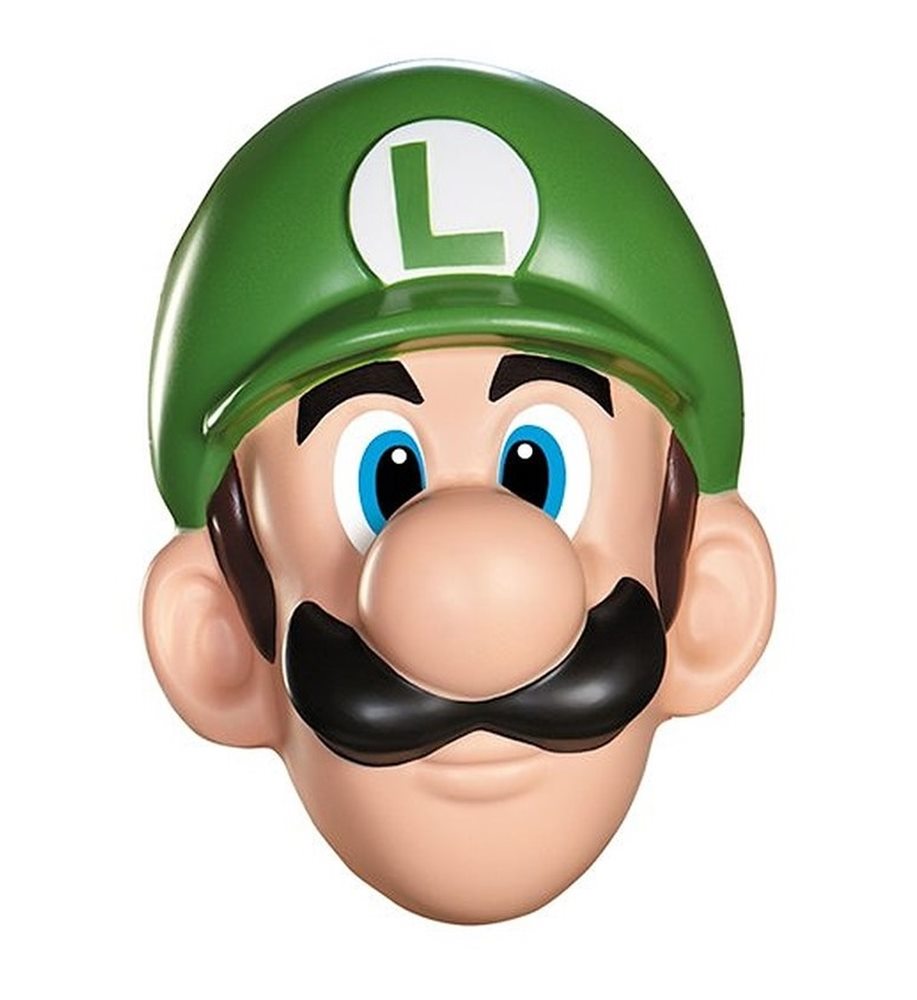 Picture of Super Mario Brothers Luigi Adult Mask