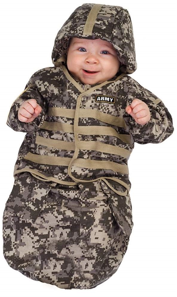 infant army costume