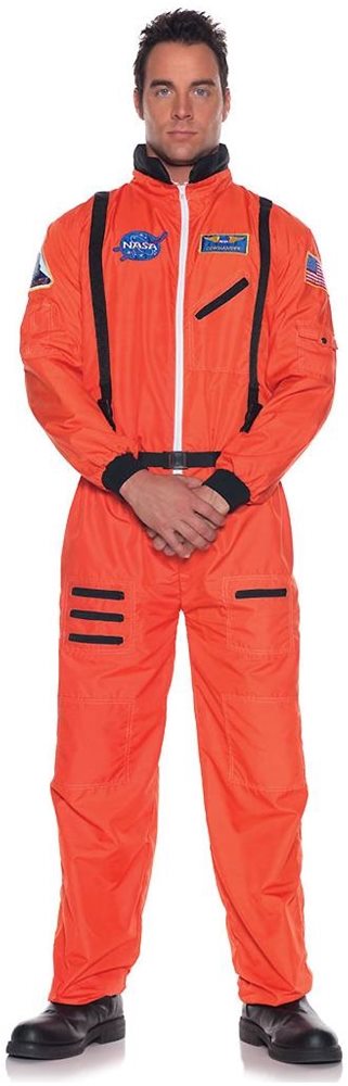 Picture of Orange Astronaut Suit Teen Costume