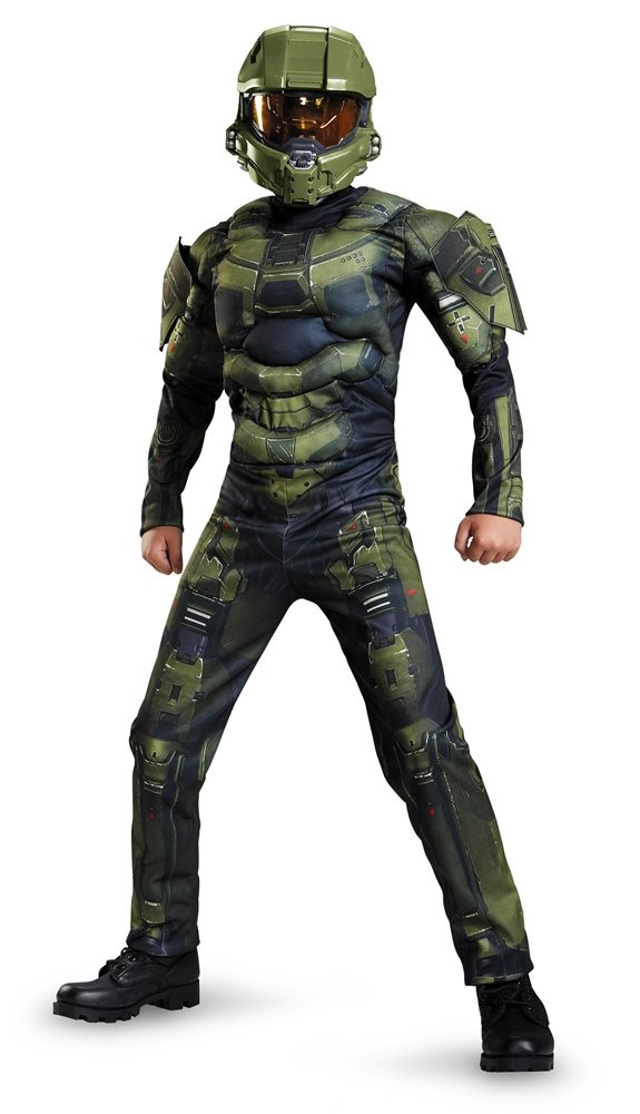 Picture of Halo Deluxe Master Chief Muscle Child Costume
