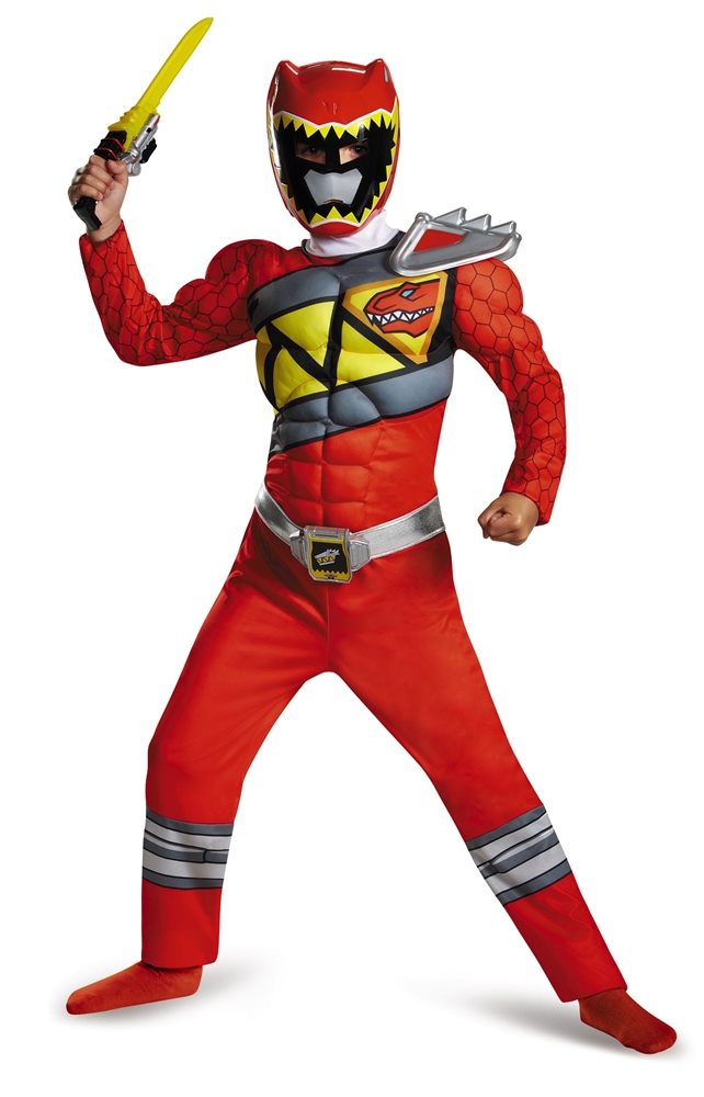 Picture of Power Rangers Dino Charge Red Ranger Muscle Child Costume