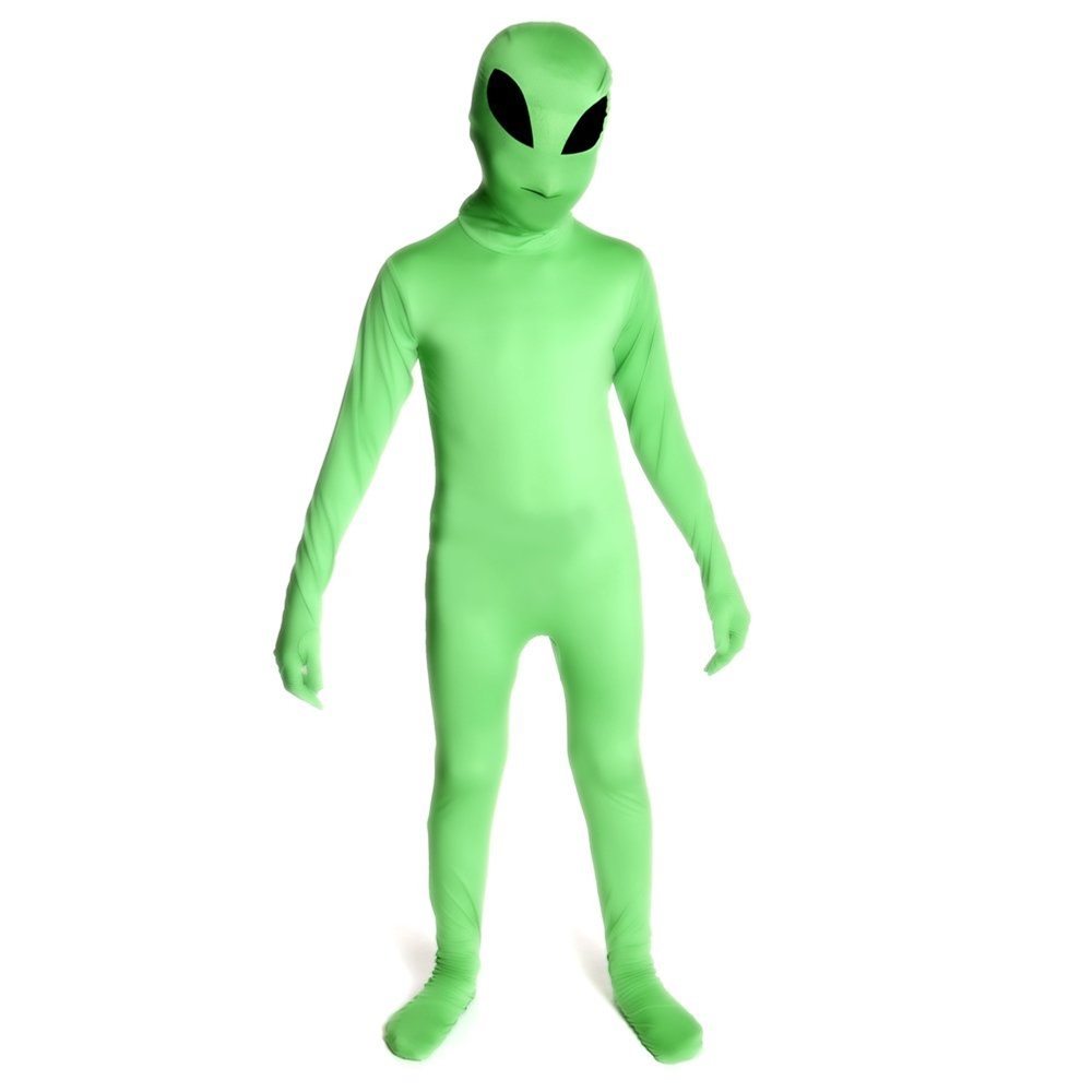 Picture of Glow in the Dark Alien Morphsuit Child Costume