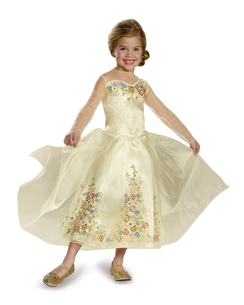 Picture of Cinderella Movie Wedding Dress Child Costume