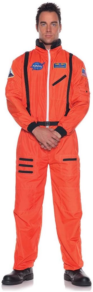 Picture of Orange Astronaut Jumpsuit Adult Mens Costume