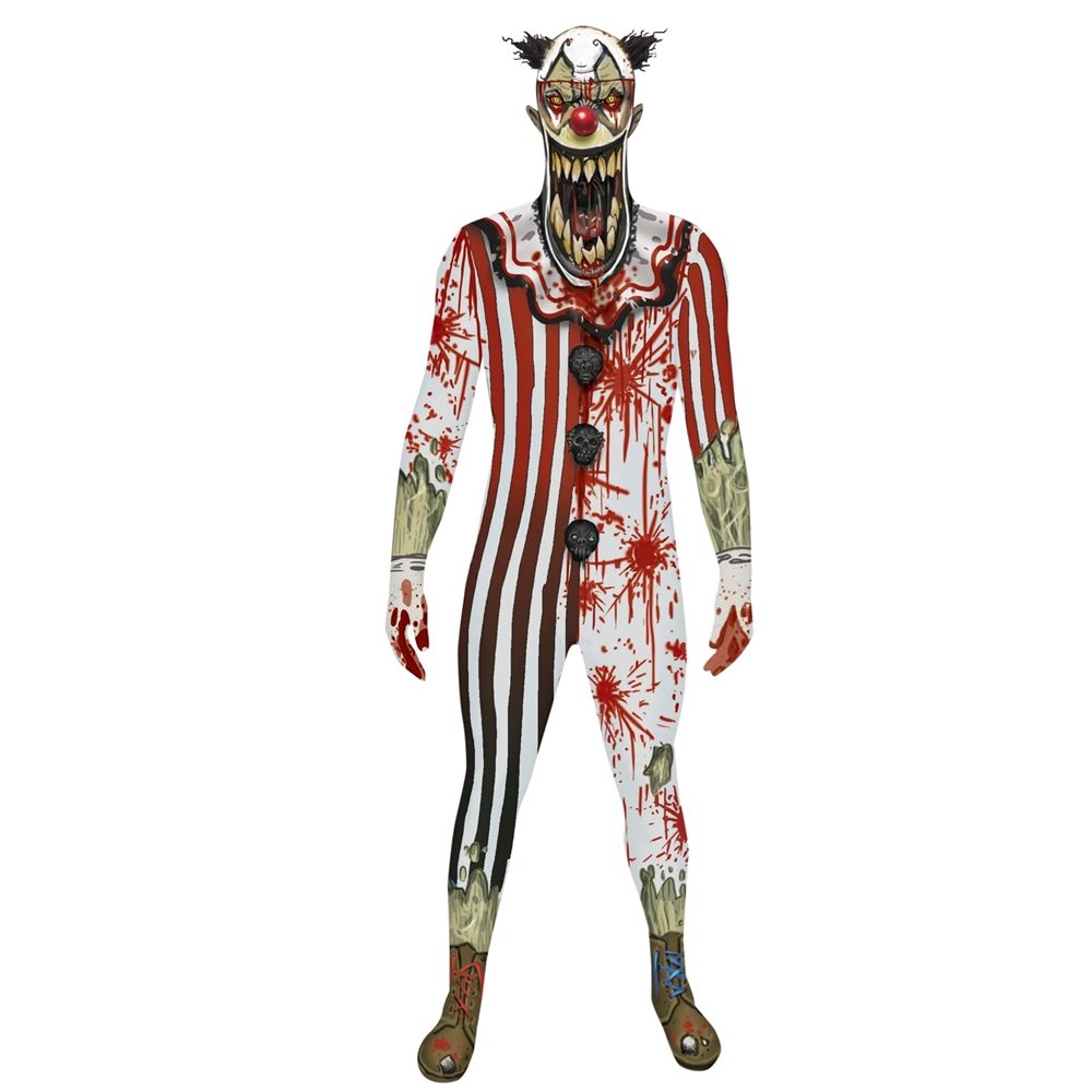 Picture of Jaw Dropper Clown Morphsuit Adult Unisex Costume