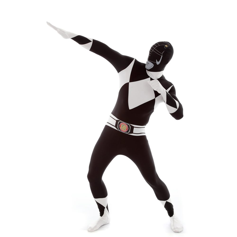 Picture of Black Power Ranger Morphsuit Adult Unisex Costume