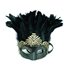 Picture of Venetian Prince Masquerade Mask with Feathers (More Colors)