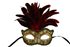 Picture of Harmony Masquerade Mask with Feathers (More Colors)