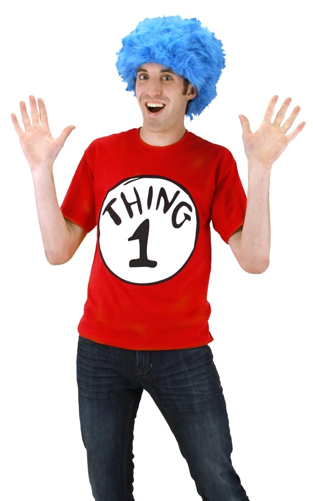 Picture of Dr. Seuss Thing 1 Adult Mens T-Shirt Kit