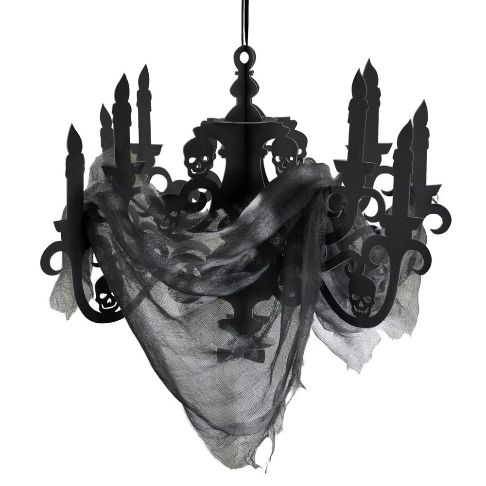 Picture of Haunted Mansion Paper Candelabra with Gauze