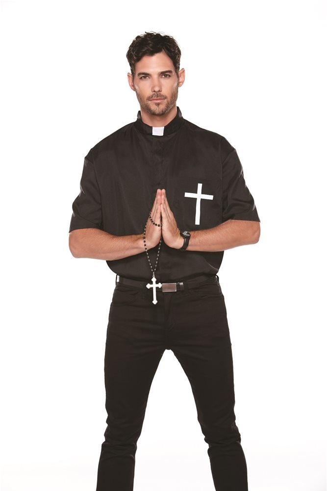 Picture of Holy Priest Adult Mens Shirt