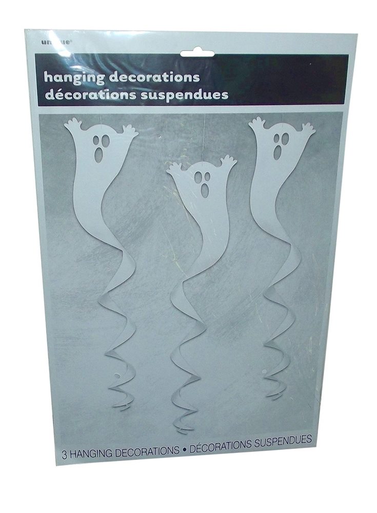 Picture of Ghost Spiral Hanging Decorations 3ct