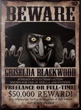 Picture of Halloween Wanted Sign (More Styles)