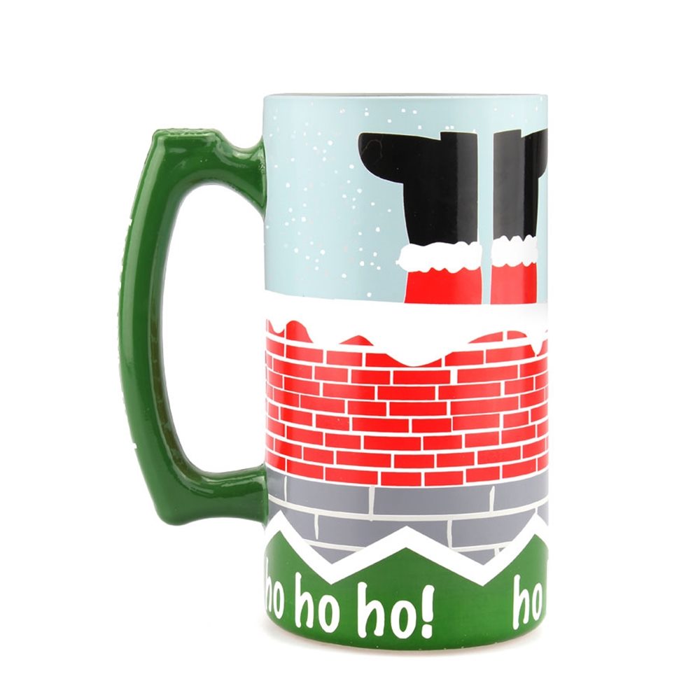 Picture of Bottoms Up It's Christmas Stein Glass 26oz