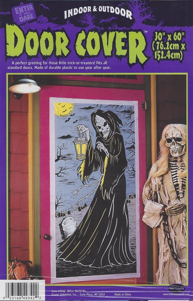 Picture of Grim Reaper Door Cover Decoration