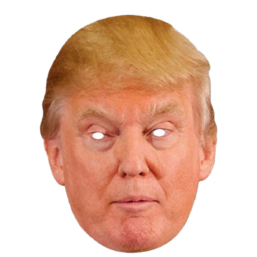 Picture of Donald Trump Paper Mask