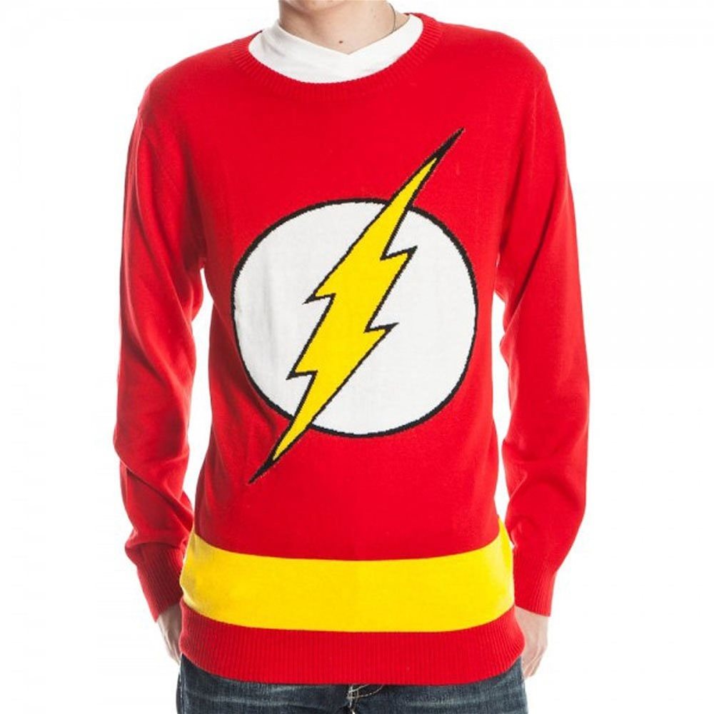 Picture of The Flash Adult Mens Knit Sweater