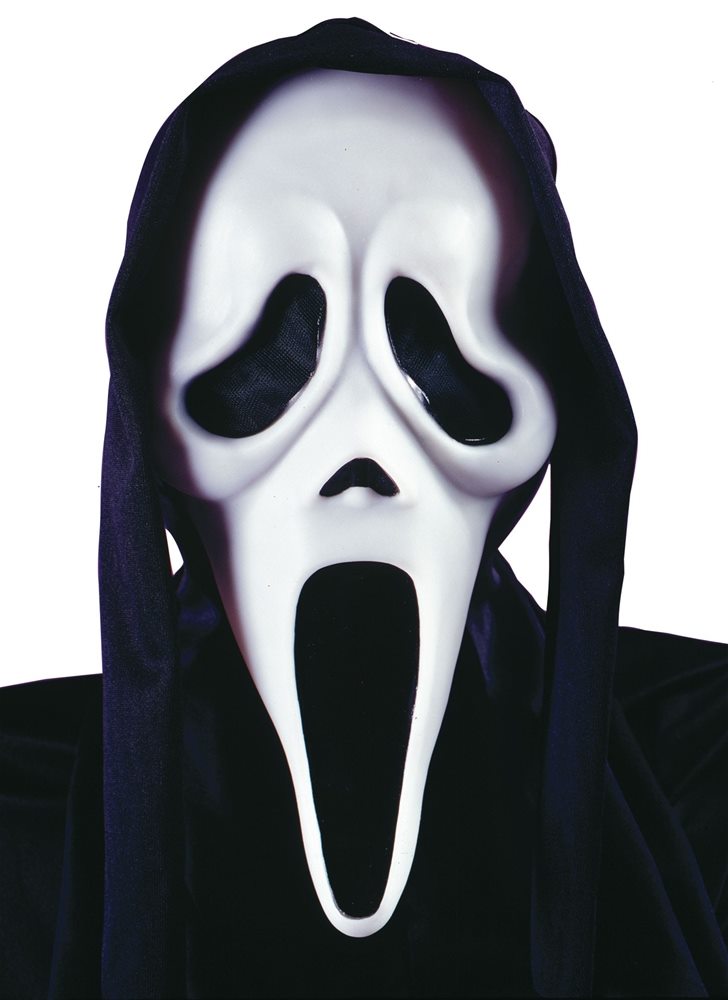 Picture of Scream Ghost Face Vacuform Adult Mask